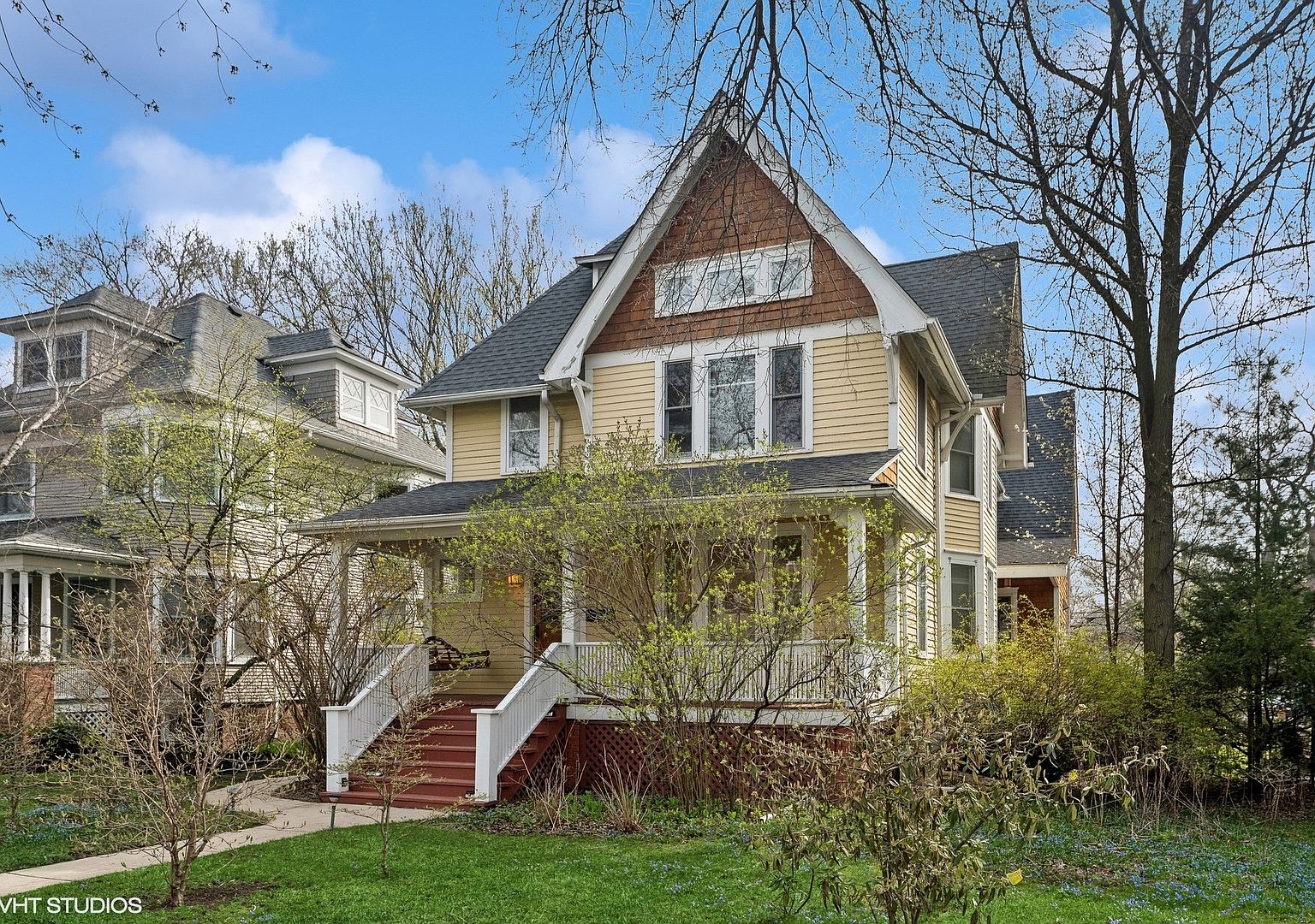Front exterior, Evanston remodel