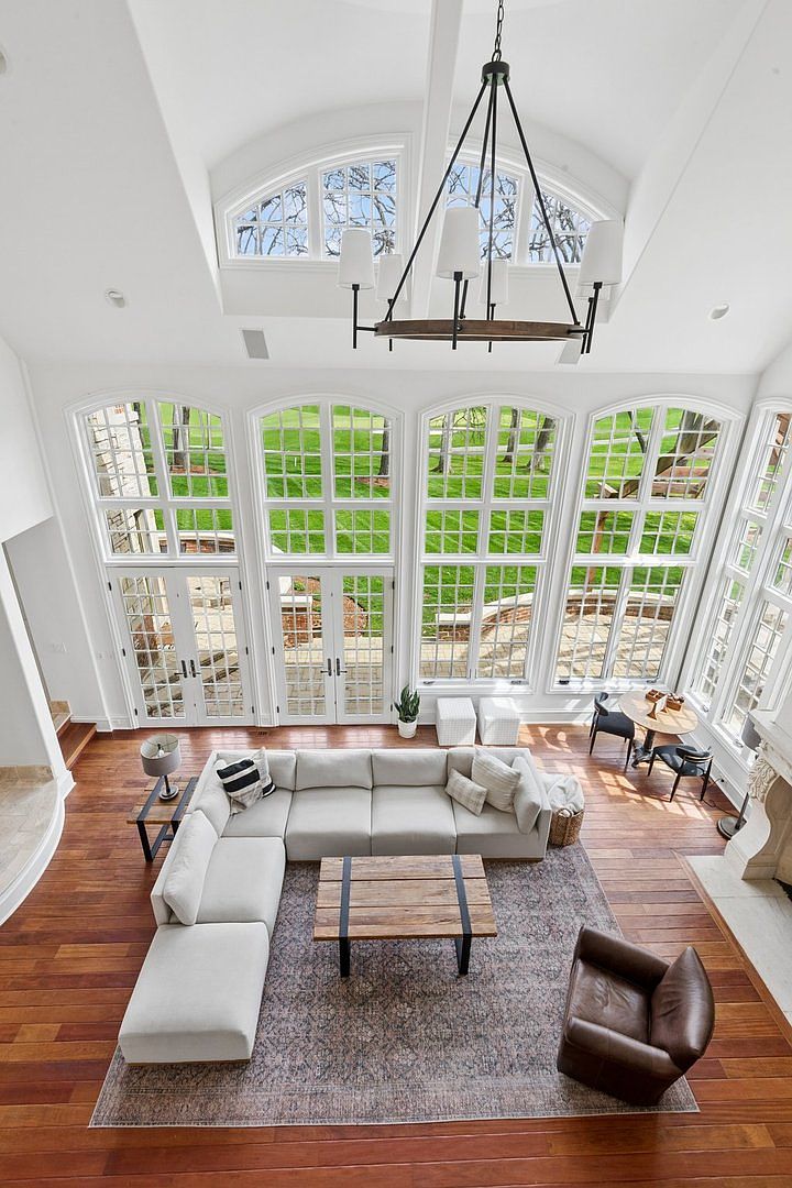 Great room, North Barrington custom home