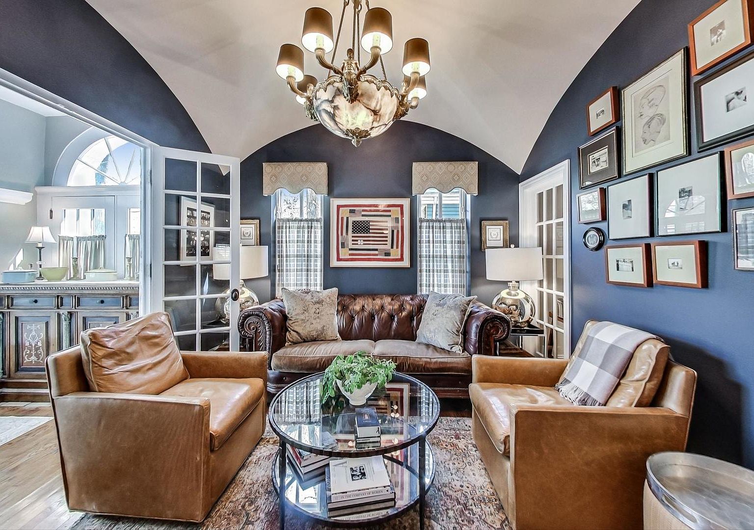 Family room, Wilmette remodel